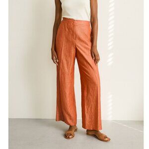 Lafayette 148 Womens linen/Wool Blend cropped pants Plus Size 20